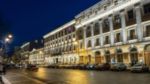 Здания на Итальянской улице преобразились благодаря новой подсветке