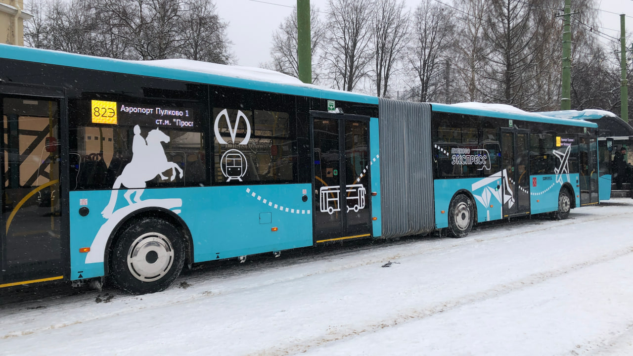 В Петербург завезут партию автобусов-гармошек за 3,7 млрд