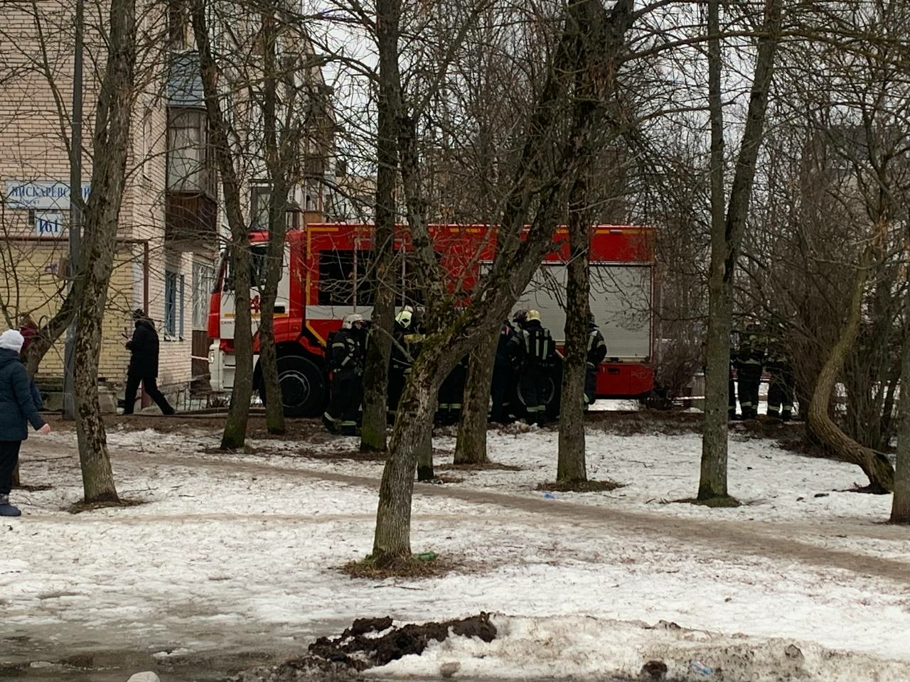 Жителей пострадавшего дома на Пискаревском проспекте разместили в детском  саду