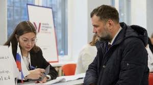 Рабочий день с голосования на выборах начали Федор Болтин, Евгений Разумишкин и Валерий Москаленко