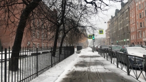 Апрельская зима: за ночь в Петербурге выпало 11 см снега