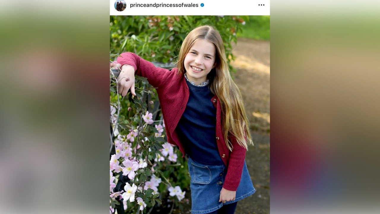 Кейт Миддлтон опубликовала редкий снимок 9-летней принцессы Шарлотты