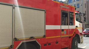 В ночном пожаре на Художников пострадал мужчина: полыхала кухня