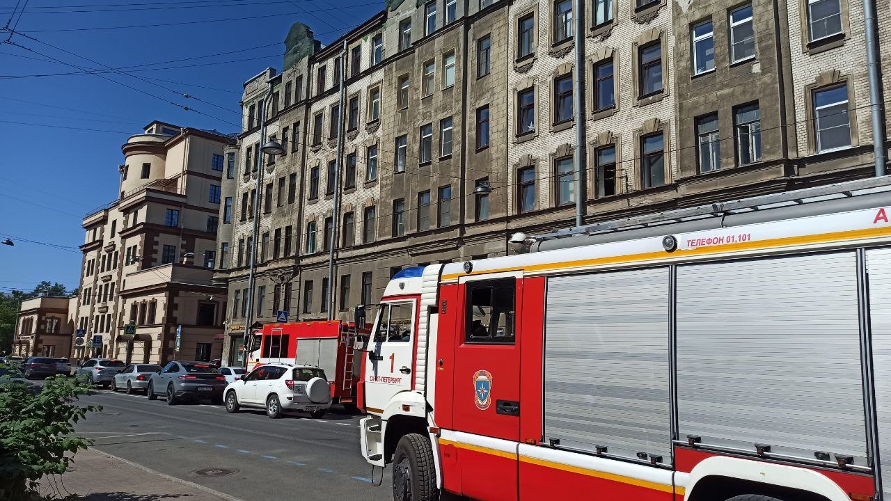 Огонь на кухне: в Петербурге специалисты за полчаса потушили пожар в ресторане
