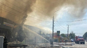 В небольшой станице Кубани локализован масштабный пожар в ТЦ