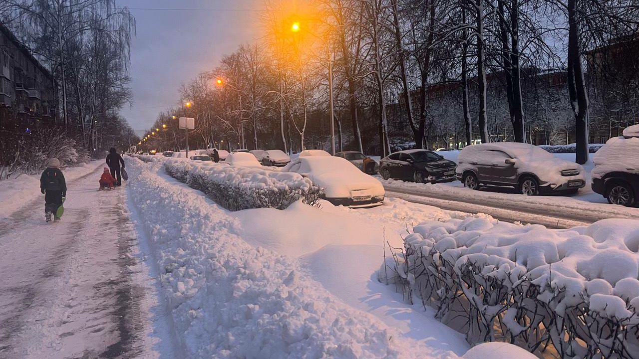 Двое петербуржцев пострадали из-за выпавшего перед оттепелью снега