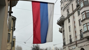 Неизвестный снял флаг России с библиотеки на улице Руднева