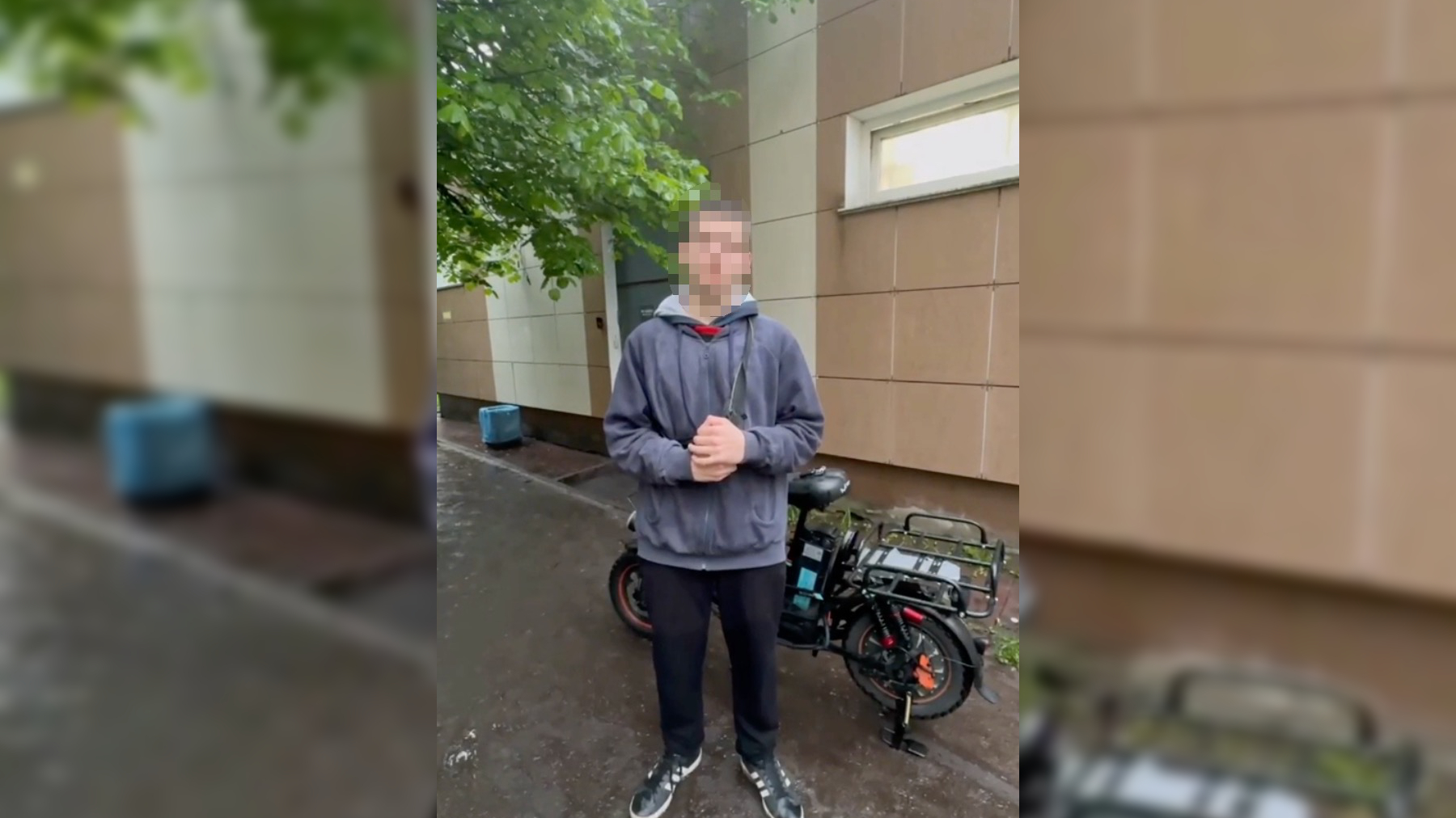 Гонявшим по «встречке» в центре Петербурга электровелосипедистом оказался 19-летний курьер