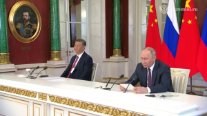 Владимир Путин и Си Цзиньпин вели переговоры 3,5 часа