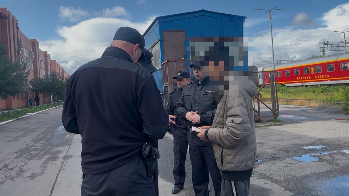 В Петербурге проверили 12 объектов с большим скоплением иностранцев: в отдел поехали 10 мигрантов-нелегалов