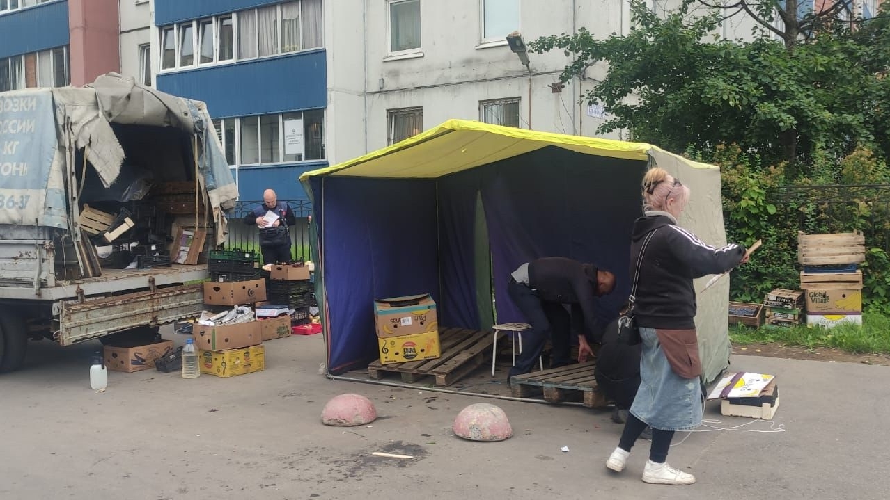 Изъято свыше тонны килограмм плодов: Петербург избавили от нелегальных ларьков с овощами и фруктами