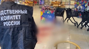 Весь пол в крови: СК показали обстановку в магазине на Парнасе, где пырнули охранника
