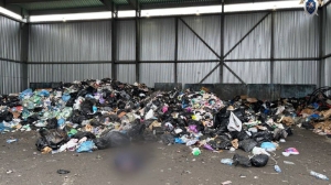 СК проводит проверку из-за трупа, выпавшего из мусоровоза на Волхонском шоссе: фото