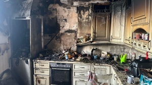 Как готовка чуть не убила петербурженку: фото кухни после пожара на Дунайском