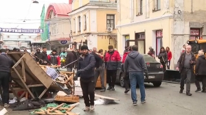 Очередной рейд прошел на Апрашке — выявлены нелегальные палатки