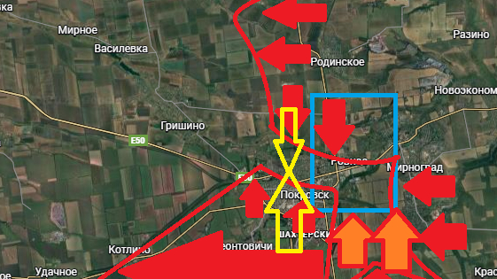 Карта боевых действий на Покровском направлении: прорыв из котла и полная ликвидация ВСУ к 18 ноября 2025