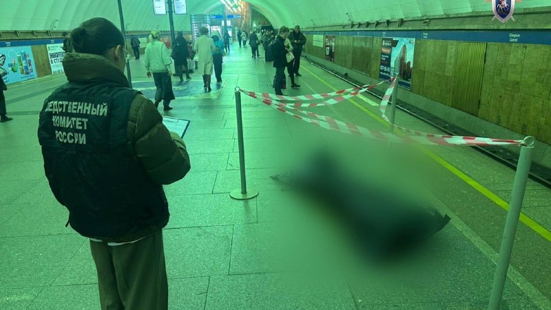 СК проводит проверку после смертельного падения пассажира на пути станции «Озерки»: фото