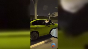 Съемки ролика на скорости в Петербурге закончились на штрафстоянке — лихачей лишили их BMW