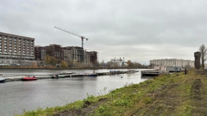 Галерную гавань на Васильевском острове полностью освободили от плавучих домов