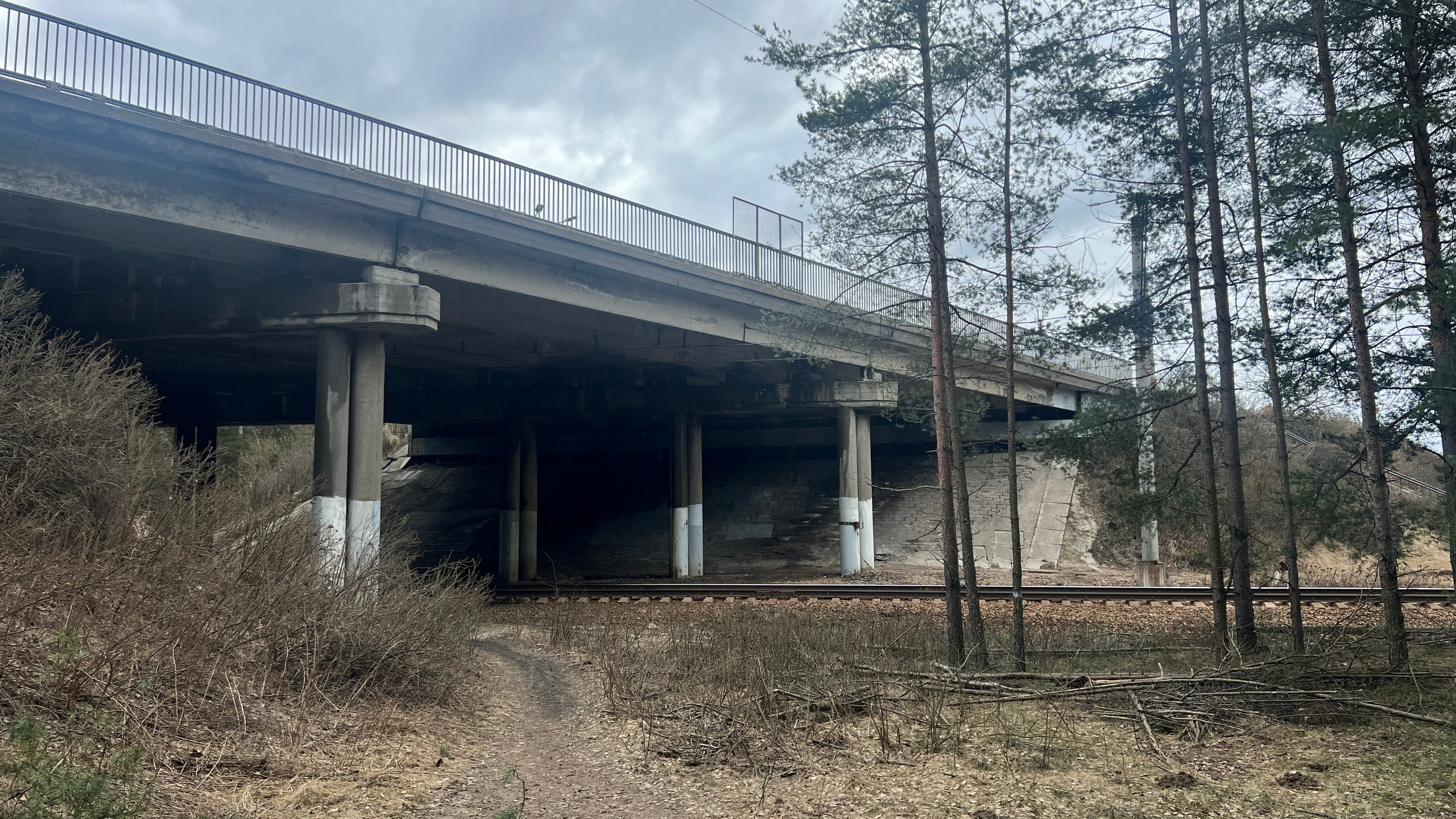 Капремонт Рубежного путепровода в Петербурге ограничит движение транспорта и пешеходов