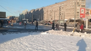 Осень принесла в Петербург первые 3 тысячи снежных кубов