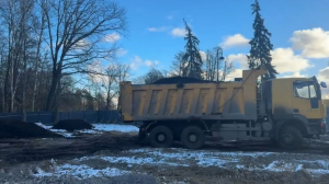 На месте спорткомплекса Sport Palace начали восстанавливать почву после полного разбора самостроя