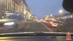 МВД показало видео опасной погони с пьяным водителем LADA и ДПС в центре Петербурга