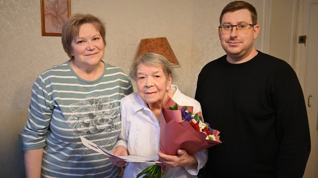 Пережившая войну долгожительница из Выборга получила поздравление от президента