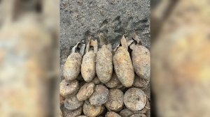 Взрывоопасная находка: под Петербургом откопали сотню мин и восемь авиабомб времен ВОВ