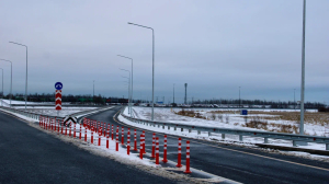 Куряне открыли на год раньше Пулковскую развязку на трассе М-11 «Нева»