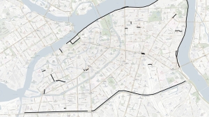 С приходом зимы в центре Петербурга зоны платной парковки захватили больше тысячи машиномест