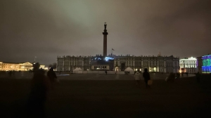 Репетиция светового шоу оставила Дворцовую площадь без света