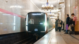 Петербуржцев на «красной» линии метро прокатят коричневые «Балтийцы»