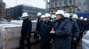Глава ВС РФ проверил, как строят в Петербурге судебный квартал
