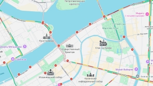 Саммит СНГ парализовал движение в центре Петербурга