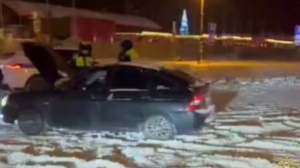 Сотрудники ГАИ не дали дрифтерам устроить последний в году заезд на Крестовском