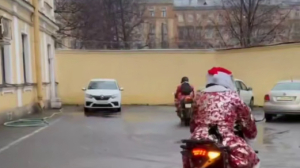 В Петербурге 25 Дедов Морозов задержали из-за железных оленей