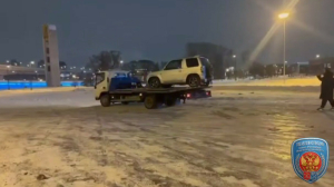 У Газпром Арены отловили очередного дрифтера