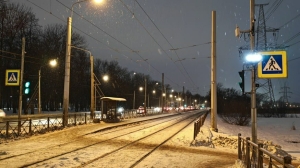 На Петергофском шоссе появилось новое оборудование от комитета по транспорту Петербурга