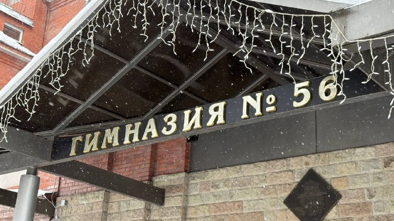 Силовики задержали неадекватную женщину за попытки пробраться в гимназию №56