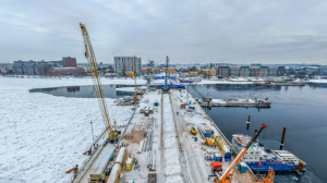 Беглов рассказал о завершении очередного этапа строительства Большого Смоленского моста