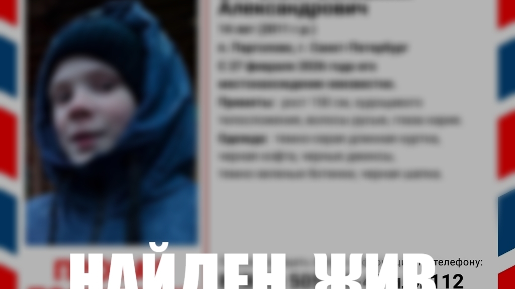 Поиски исчезнувшего подростка из Парголово остановили — чем завершилась поисковая операция?