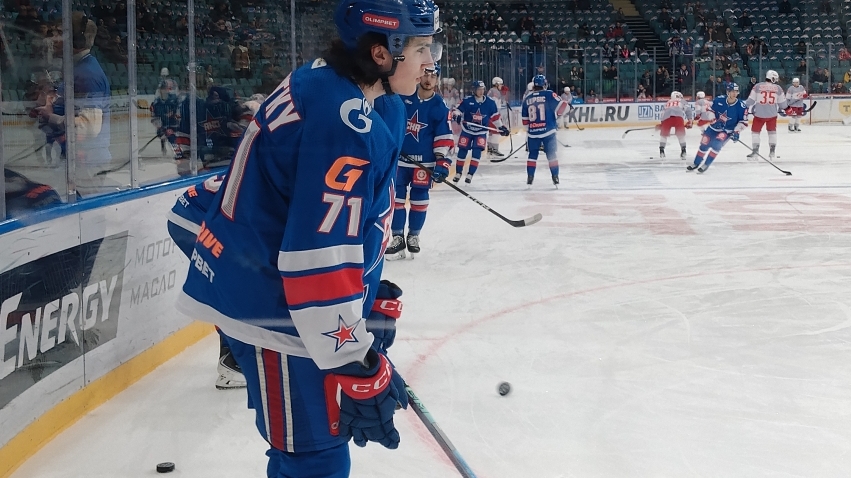 СКА разгромил на выезде «Барыс» и одержал четвертую победу подряд в КХЛ