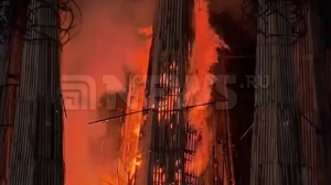 Россияне больше часа жгли на Масленицу сердце высотой с многоэтажку