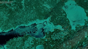Финский залив во льду: аномальные морозы в Петербурге сфотографировали из космоса