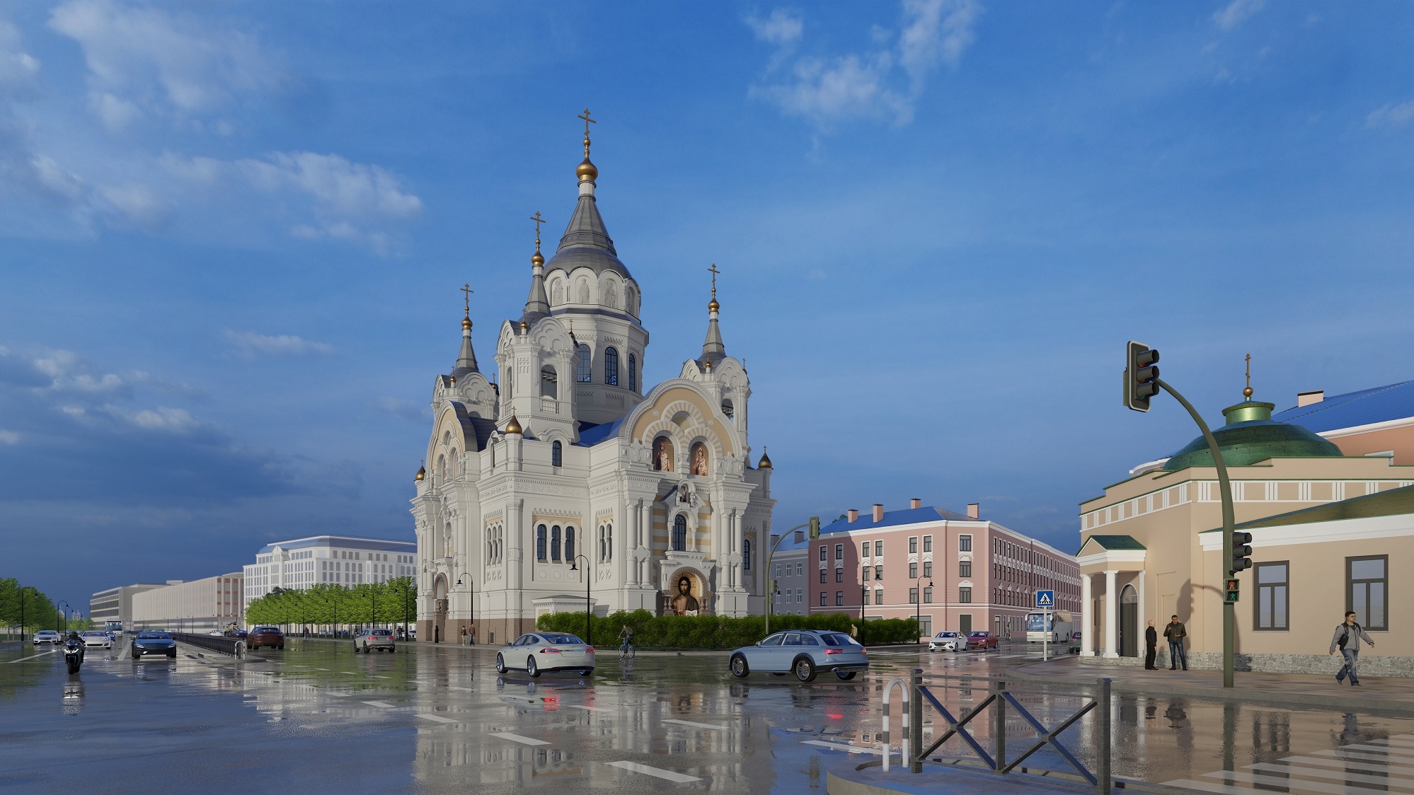 Храм Бориса и Глеба на Синопской набережной: возвращение потерянного акцента Северной столицы