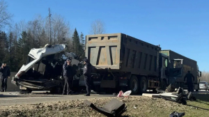 У самосвала отказали тормоза: в массовом ДТП на трассе А-120 пострадали 13 человек