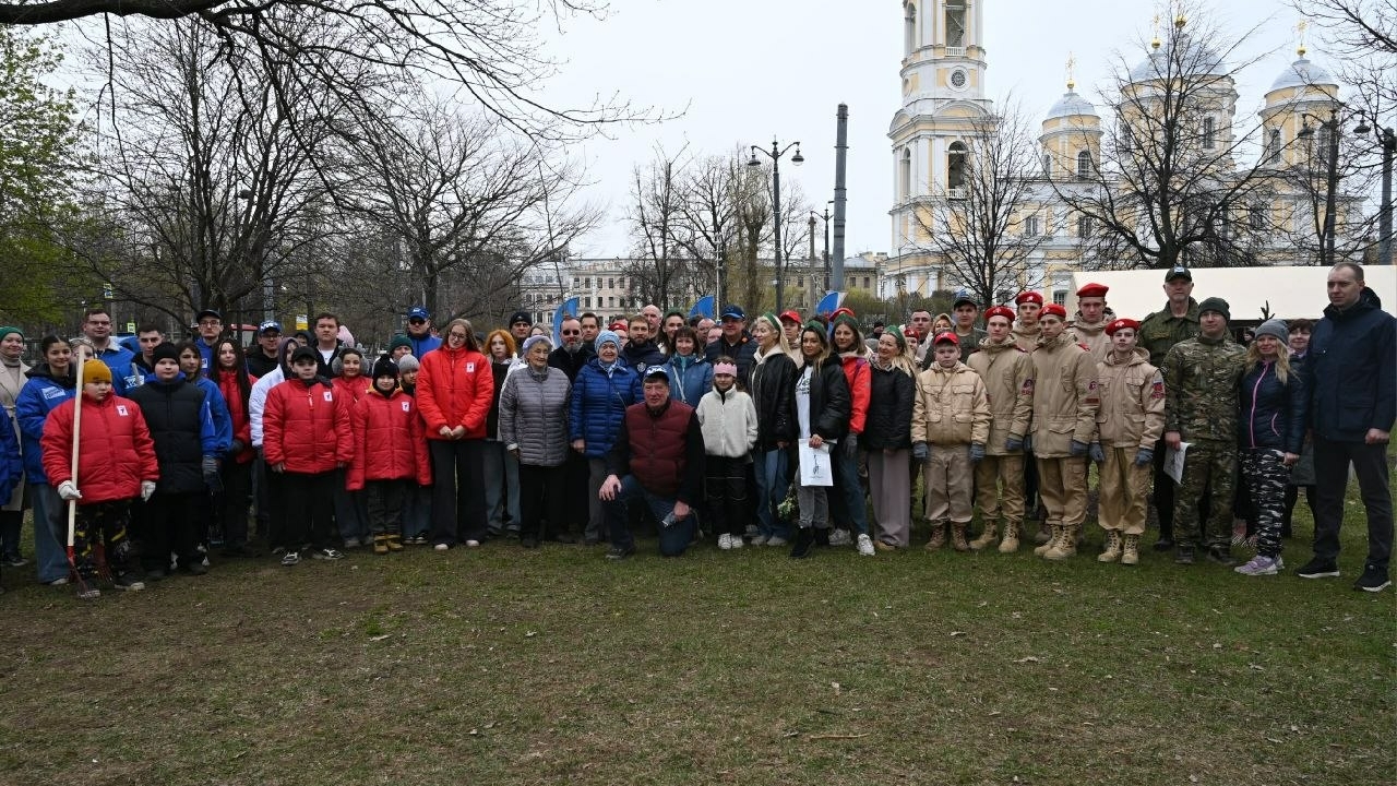 Более 5 тысяч человек приняли участие в Добром субботнике на Петроградской стороне