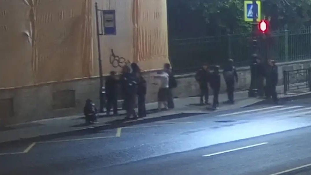 Петербургские вандалы испортили здание госпиталя для бойцов СВО