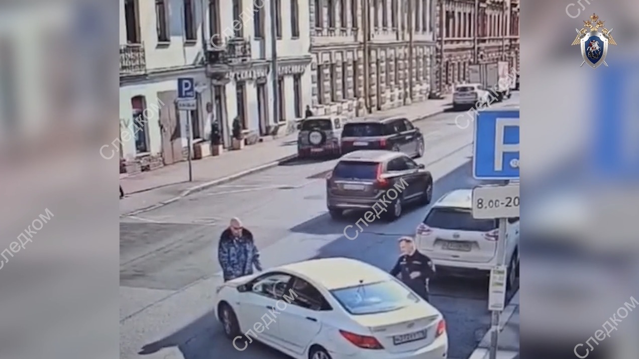 В Петербурге должник по алиментам начал давить пристава во время ареста автомобиля